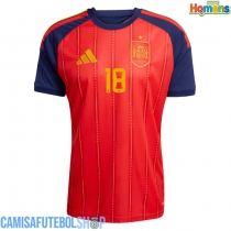 Camisa de time de futebol Espanha Martin Zubimendi #18 Replicas 1º Equipamento Mundo 2026 Manga Curta